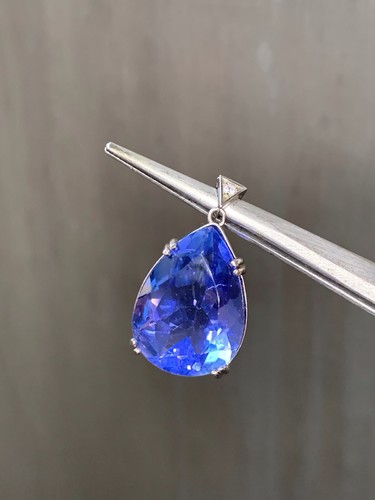 Natural blue fluorite - natural,