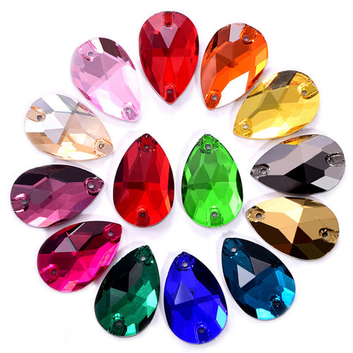 Teardrop colour glass - teardrop,